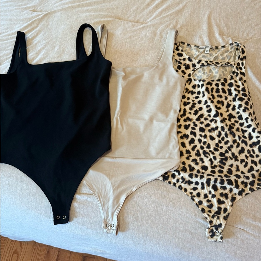 3 express bodysuits size medium
